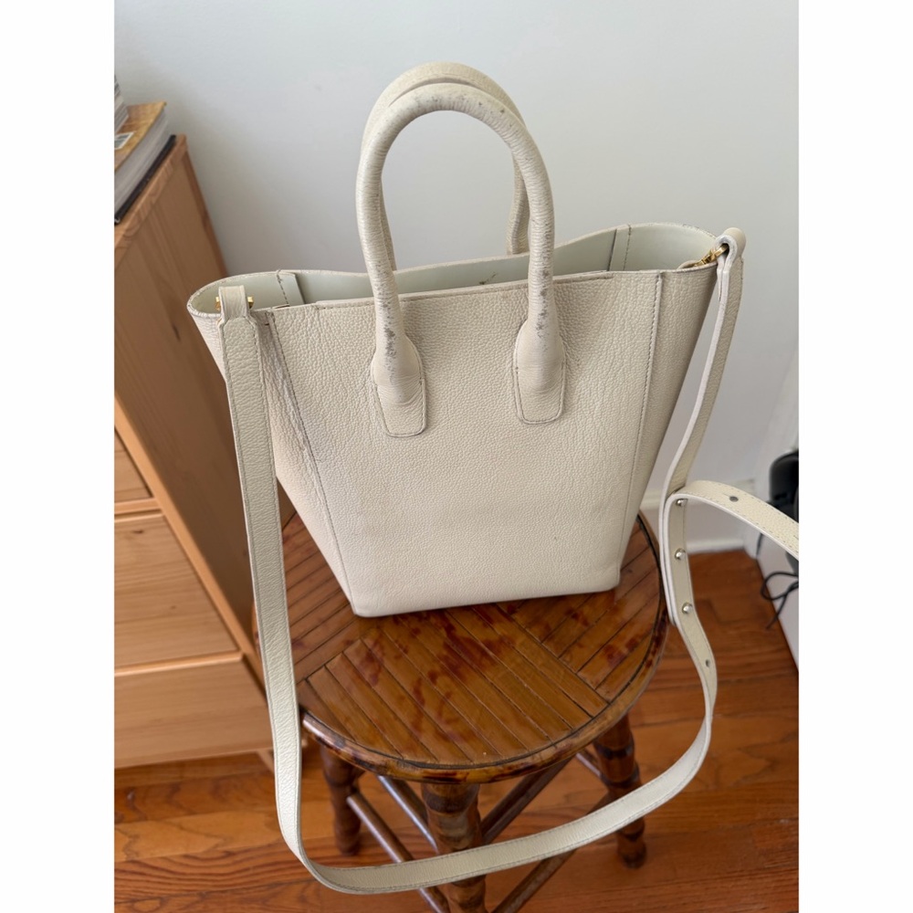Mansur Gavriel Ivory Pebble Tote - Picture 6 of 8